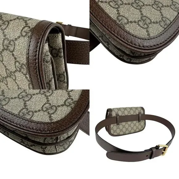 GUCCI Authentic Brown Canvas Fanny Pack - Picture 4 of 5